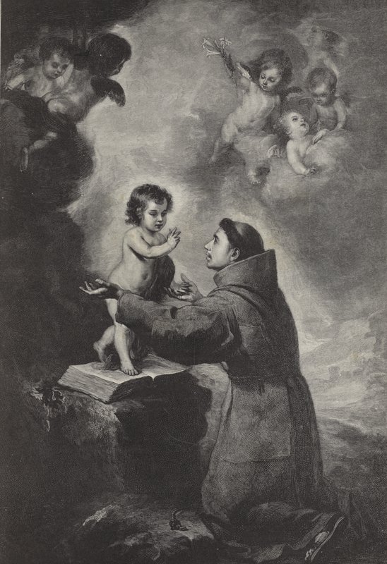 La visión de San Antonio de Padua de Bartolomé Esteban Murillo
