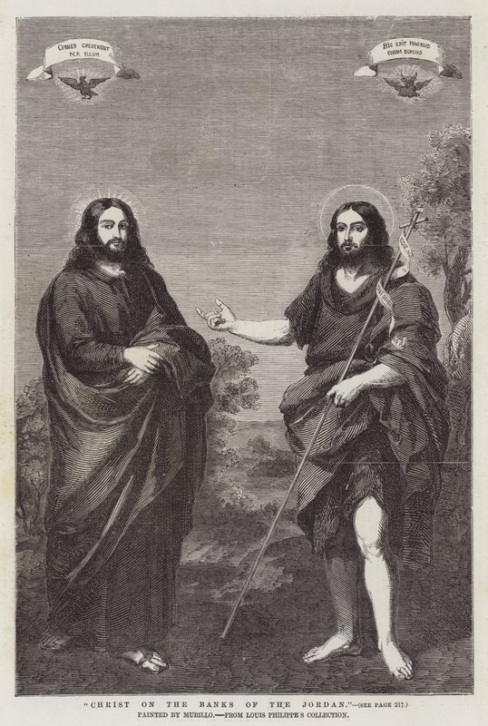 Cristo en las orillas del Jordán, de la colección de Luis Felipe de Bartolomé Esteban Murillo