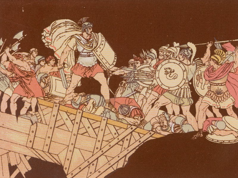 Horacio en el Puente de Bartolomeo Pinelli