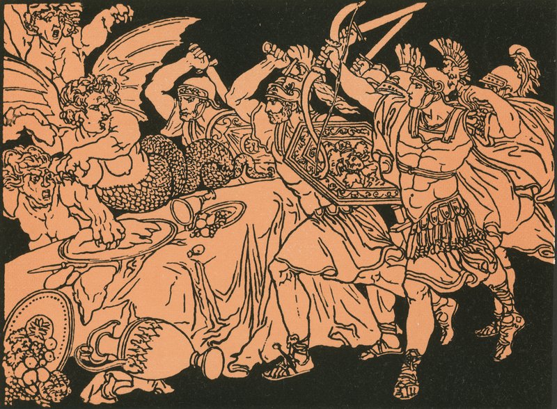 Las Harpías de Bartolomeo Pinelli