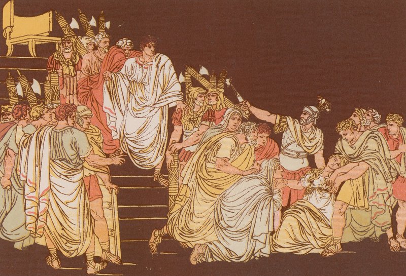 La muerte de Virginia de Bartolomeo Pinelli