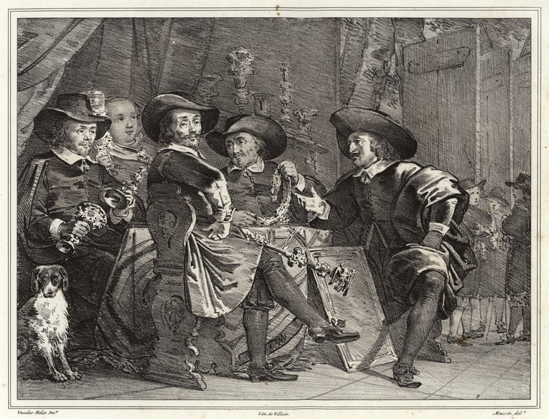 Gobernadores de la guardia cívica de arqueros, Ámsterdam de Bartolomeus van der Helst