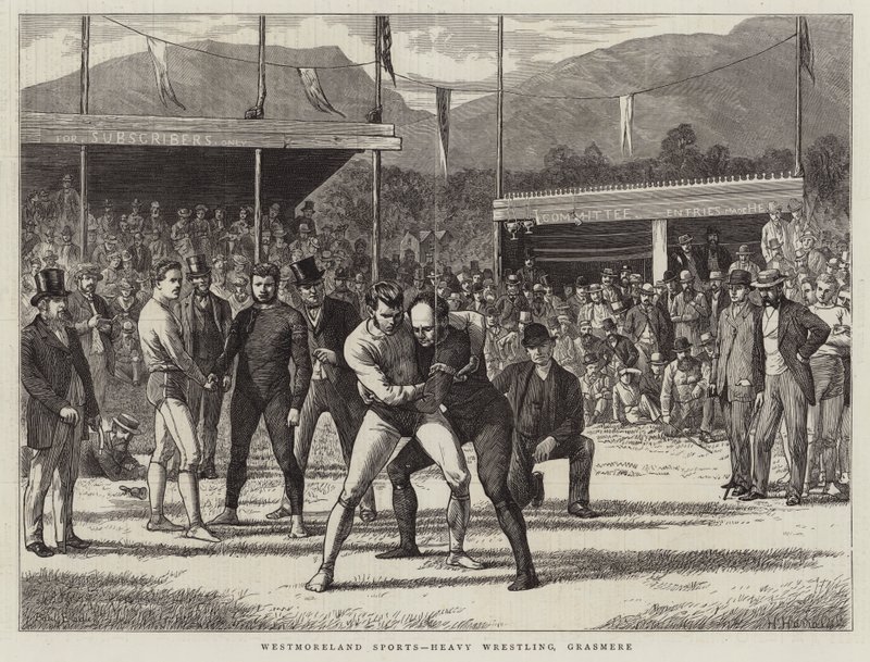Deportes de Westmoreland, Lucha Pesada, Grasmere de Basil Bradley