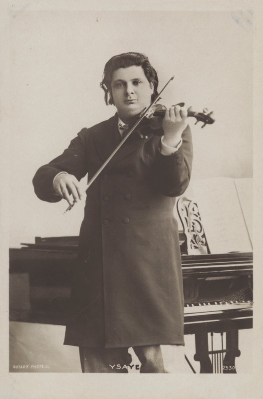 Eugene Ysaye, violinista, compositor y director belga de Belgian Photographer