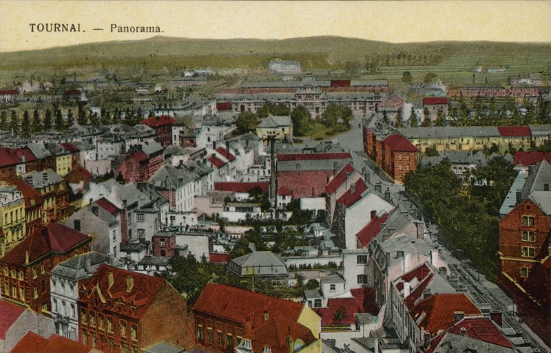 Tournai: Panorama (foto en color) de Belgian Photographer