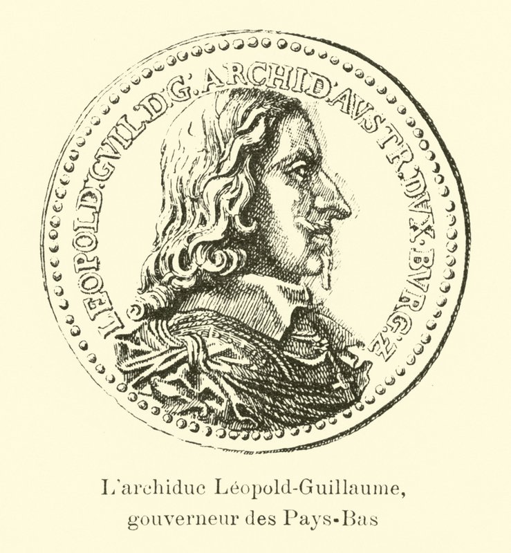 Archiduque Leopoldo Guillermo de Austria, Gobernador de los Países Bajos de Belgian School