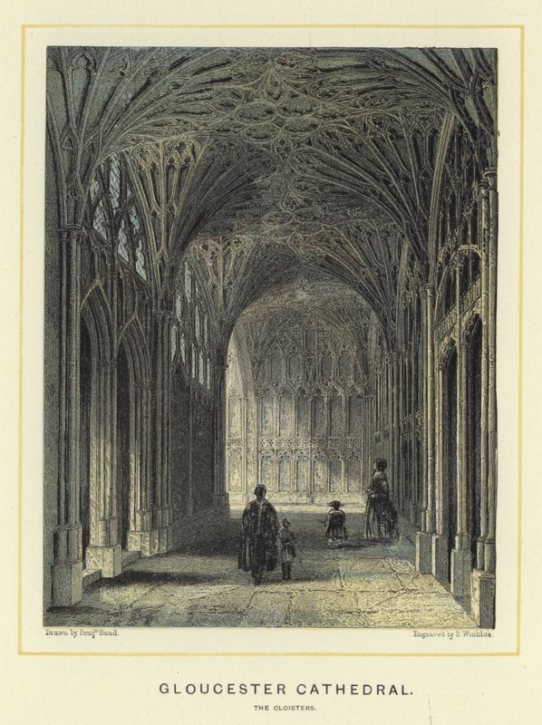 Catedral de Gloucester, los claustros de Benjamin Baud