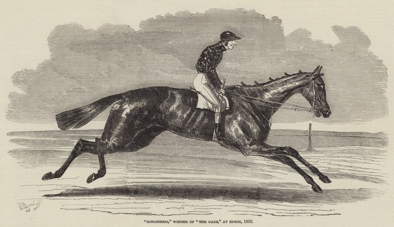Cantante, Ganadora de The Oaks, en Epsom, 1852 de Benjamin Herring