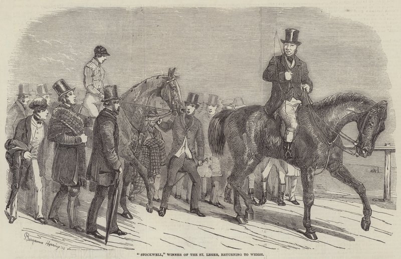 Stockwell, ganador del St Leger, regresando a pesar de Benjamin Herring