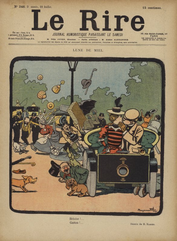Ilustración para Le Rire de Benjamin Rabier