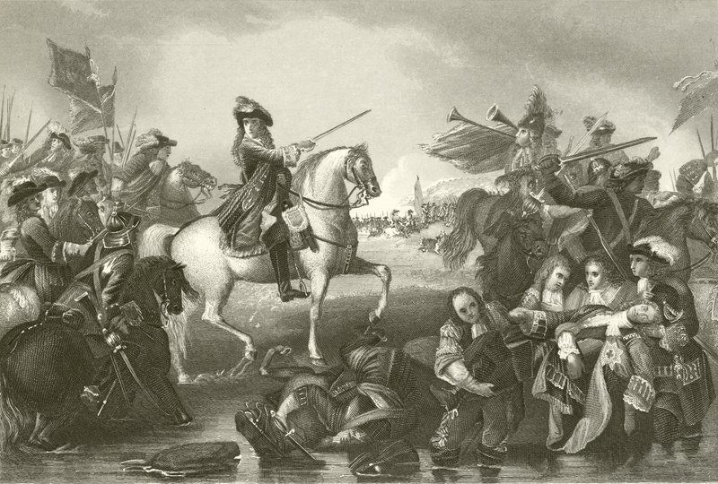 Batalla del Boyne de Benjamin West