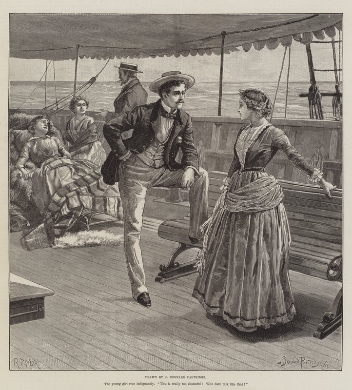 La cruzada del Excelsior, por Bret Harte de Bernard Partridge