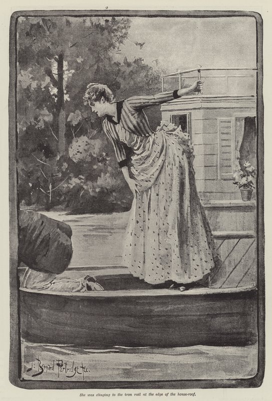 Las Extrañas Aventuras de una Casa-Flotante, por William Black de Bernard Partridge