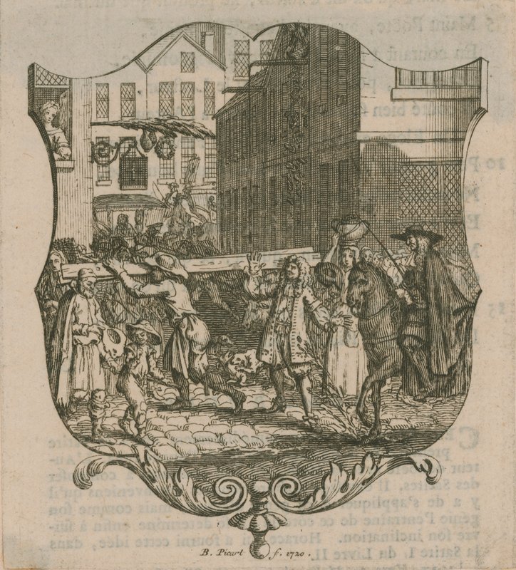 Una escena de Londres, 1720 de Bernard Picart