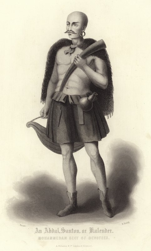 Retrato de un Abdul, Santon o Kalender de Bernard Picart