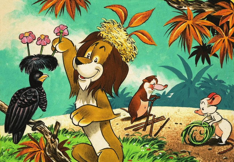 Leo, el león amistoso de Bert Felstead