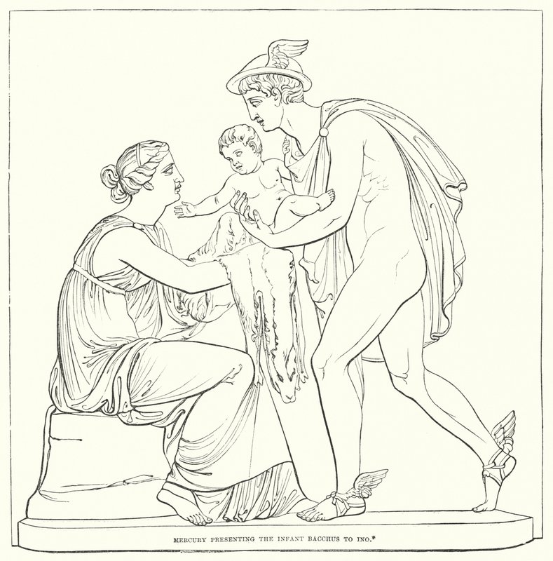 Mercurio presentando al infante Baco a Ino de Bertel after Thorvaldsen