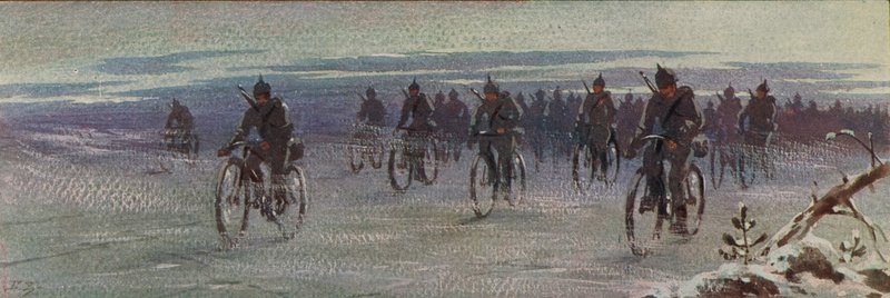 Tropas ciclistas alemanas en Finlandia, Guerra Civil Finlandesa de Boris Vasilievich Zvorykin