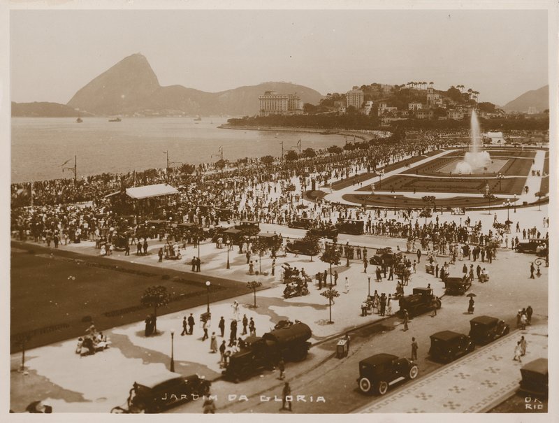 Jardines de Gloria, Río de Janeiro (foto b/n) de Brazilian Photographer