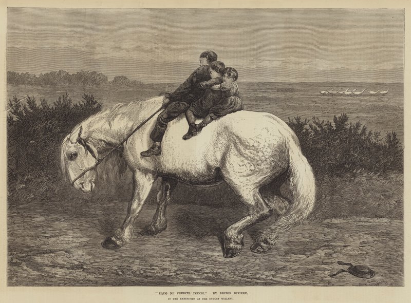 Equo ne Credite Teucri de Briton Riviere