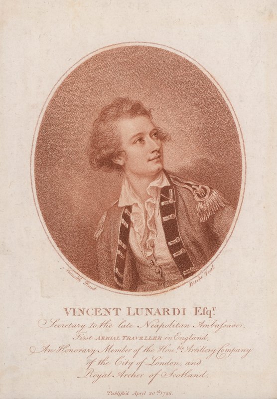 Vincenzo Lunardi, pionero aeronauta italiano de Burke Nesmith