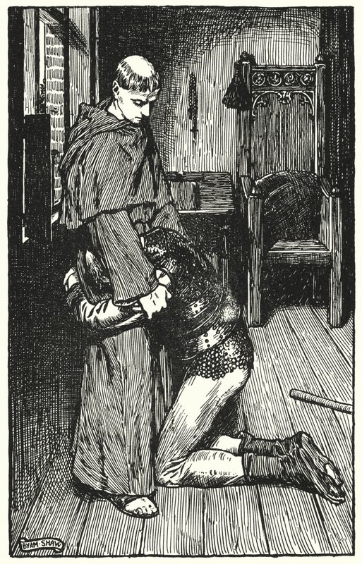 Ilustración para El claustro y el hogar por Charles Reade (litografía) de Byam (after) Shaw