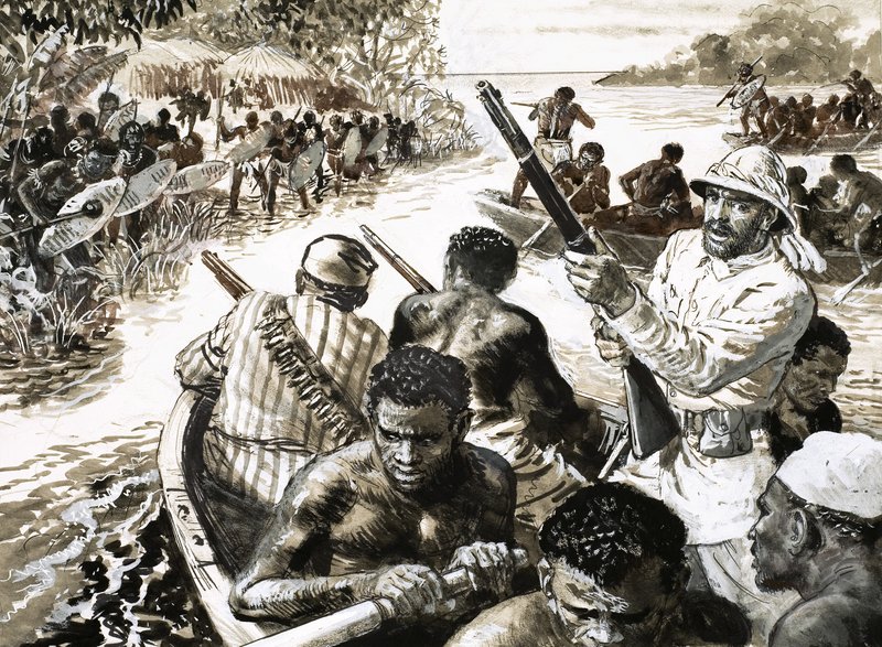 ¿Héroe o villano El hombre de hierro de África (Henry Stanley) de C.L. Doughty