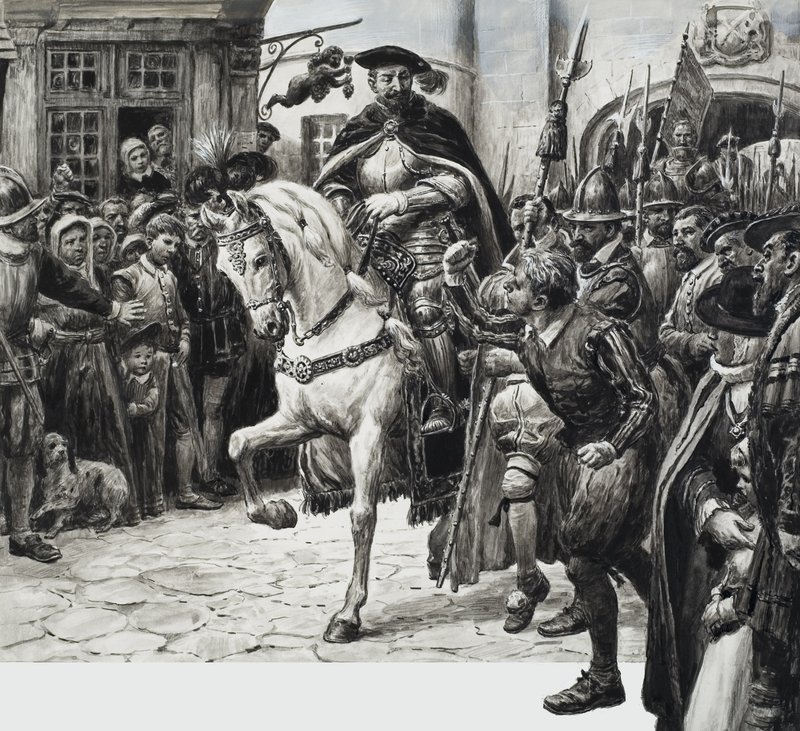 John Dudley, duque de Northumberland (gouache sobre papel) de C.L. Doughty