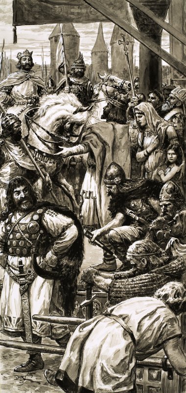 El rey Wenceslao de Bohemia firmó la paz con los germanos bajo el reinado de Enrique I. de C.L. Doughty
