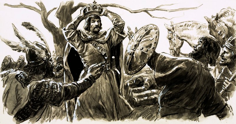 Macbeth - No culpable de asesinato (gouache sobre papel) de C.L. Doughty