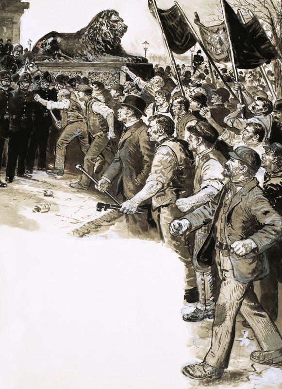 La escena del crimen: La batalla de Trafalgar Square de C.L. Doughty