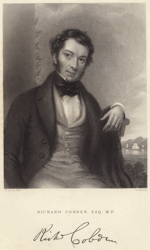 Richard Cobden, Esquire, M P (grabado) de C. A. du Val and Co.