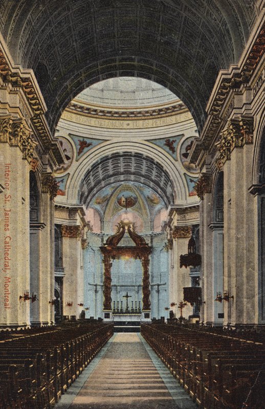Interior de la Catedral de Santiago, Montreal, Canadá (foto) de Canadian Photographer