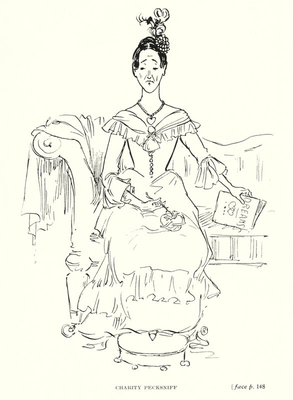 Personaje de Dickens: Charity Pecksniff de Captain Edward Henry Handley Read