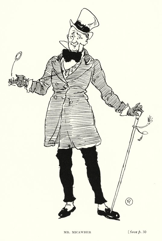Personaje de Dickens: Mr Micawber de Captain Edward Henry Handley Read