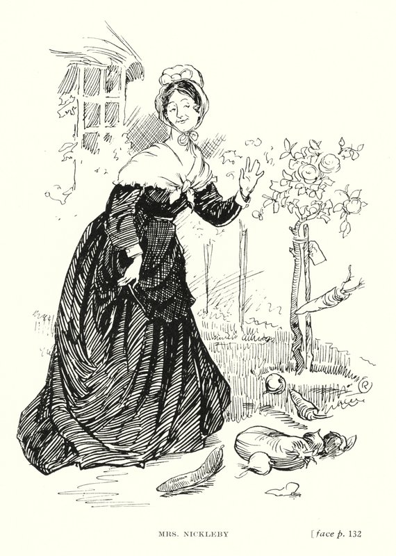 Personaje de Dickens: Sra. Nickleby de Captain Edward Henry Handley Read