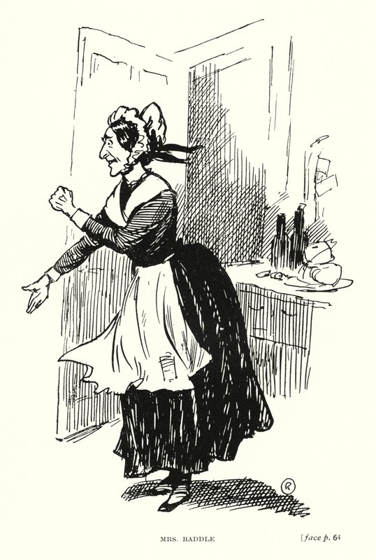 Personaje de Dickens: Sra. Raddle de Captain Edward Henry Handley Read