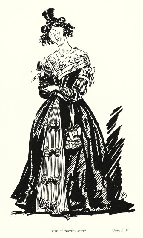 Personaje de Dickens: La tía solterona de Captain Edward Henry Handley Read