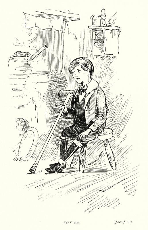 Personaje de Dickens: Tiny Tim de Captain Edward Henry Handley Read