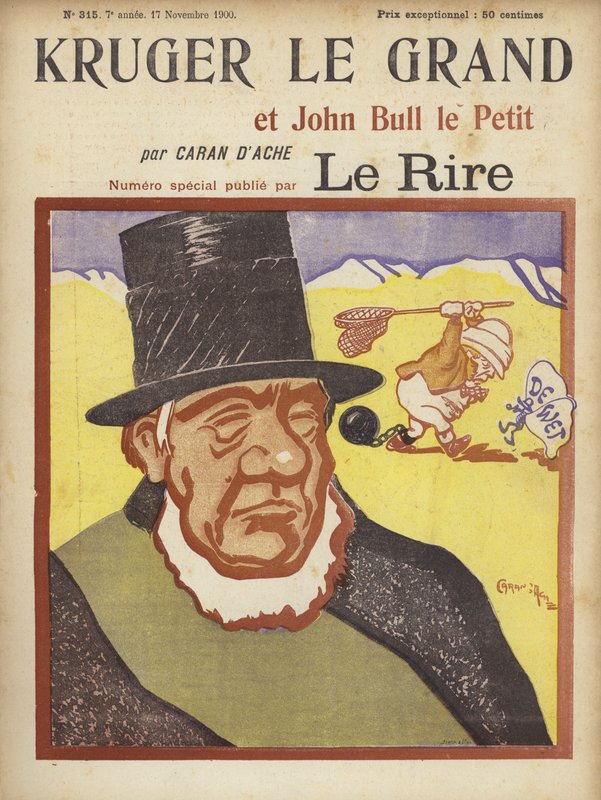 Paul Kruger, Ilustración para Le Rire de Caran d Ache