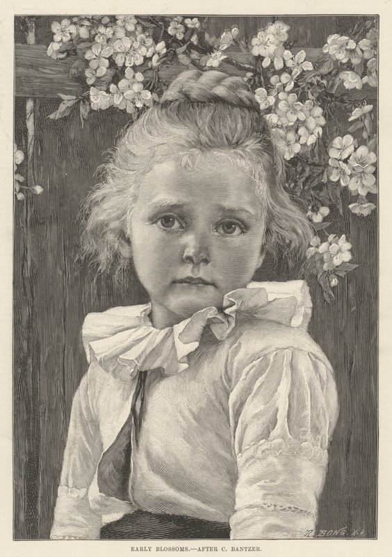 Primeras Flores de Carl Ludwig Noah Bantzer