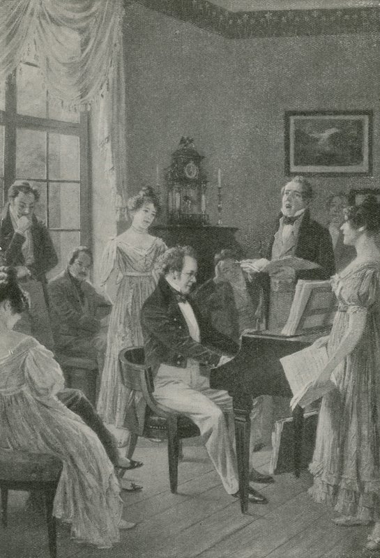 El músico toca una melodía de Carl Röchling