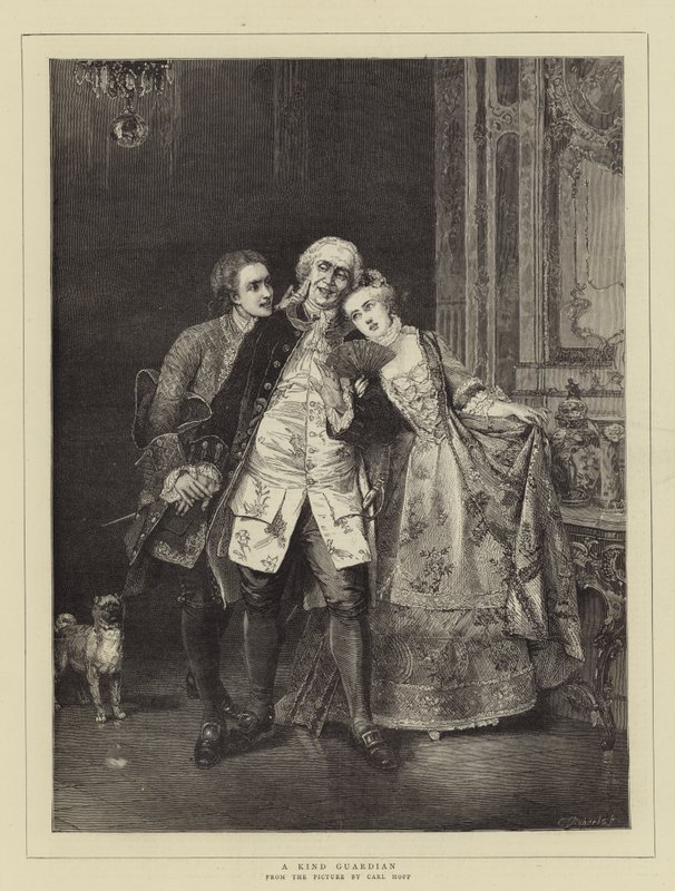 Un guardián amable de Carl Heinrich Hoff