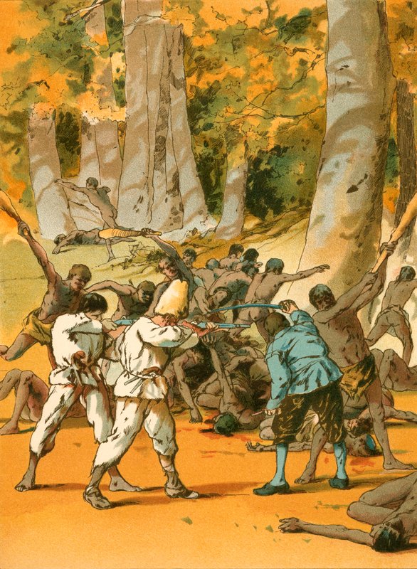 Un conflicto sangriento para Robinson Crusoe de Carl Marr