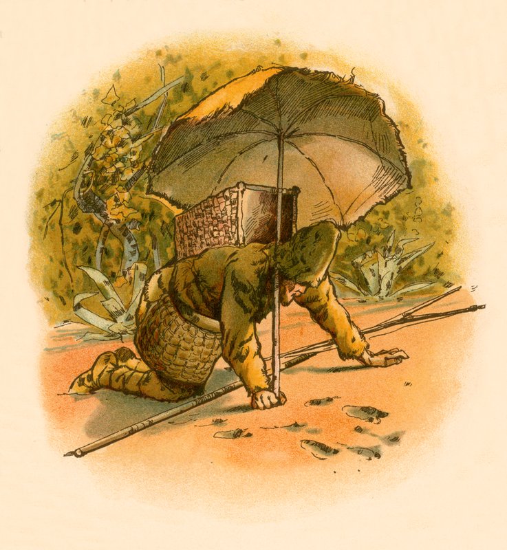 Robinson Crusoe viendo huellas de Carl Marr