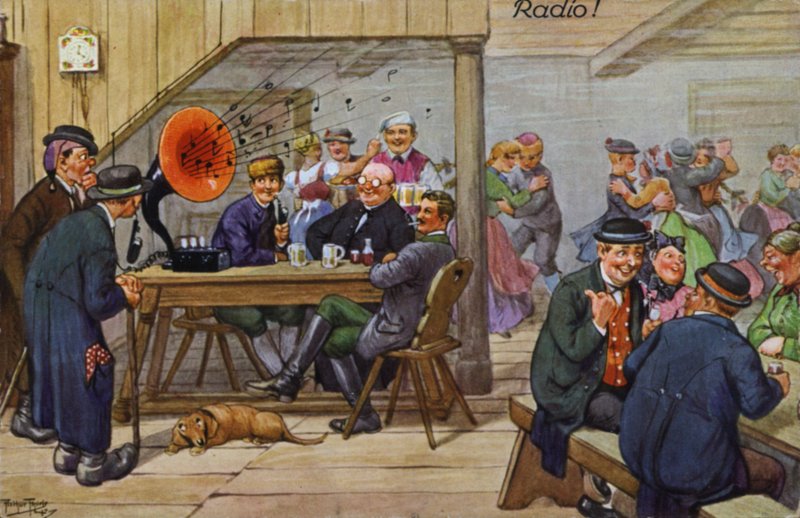 Representaciones cómicas de la radio temprana de Carl Robert Arthur Thiele