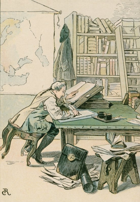 Federico el Grande (1712-1786) como Príncipe Heredero en Kustrin de Carl Rohling