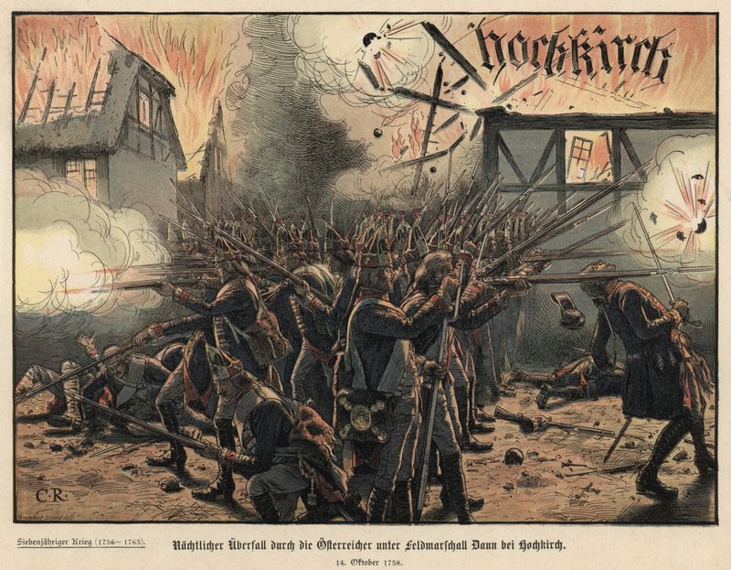 Batalla de Hochkirch de Carl Röchling
