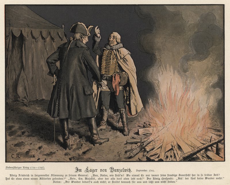 En el campamento de Bunzelwitz de Carl Röchling