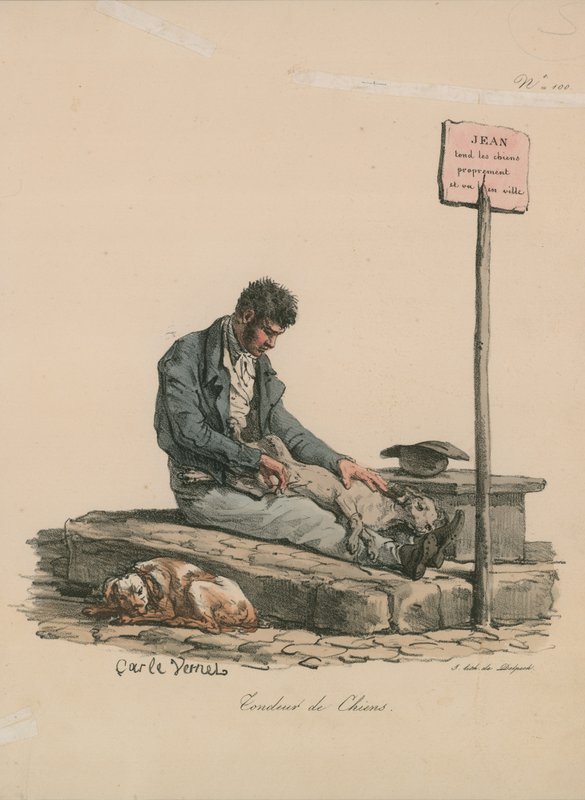 Tondeur de Chiens de Carle Vernet
